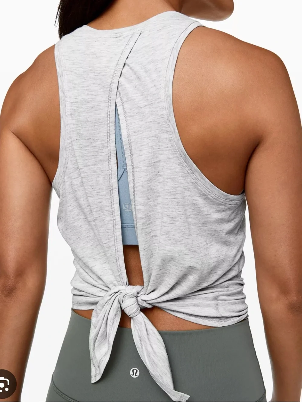 Lululemon All Tied Up Tank Pigment Grey 4